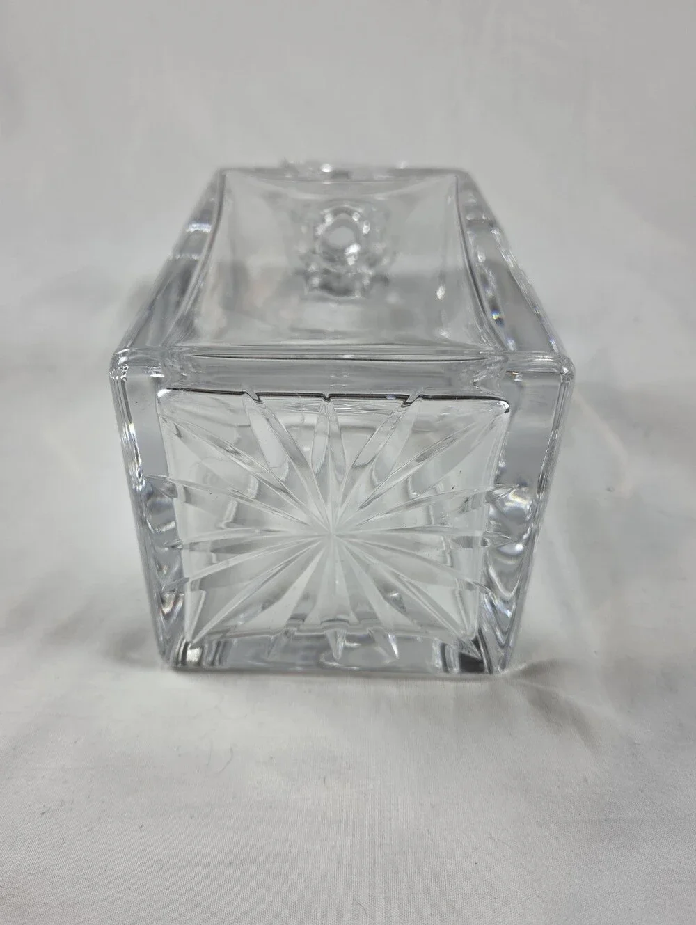 Vintage Crystal Whiskey Decanter with Stopper 9
